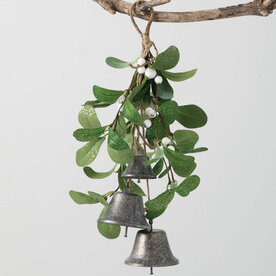 Sullivans MISTLETOE & SILVER BELL SWAG   MSTSW