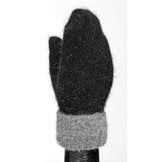 Trezo MITTENS FUZZY BLACK   X8135