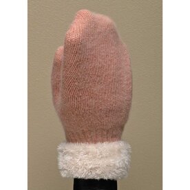 Trezo MITTENS KNIT PINK      X8140