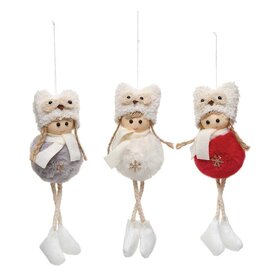 Meravic ORNAMENT  GIRL OWL HAT   R1188