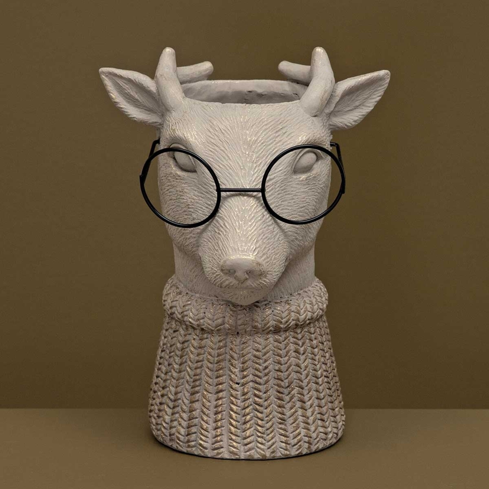 Meravic DANNY DEER BRUSHED CONCRETE  VASE  R1537 loading=