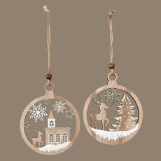 Meravic ORNAMENT DEER ROUND  R1214