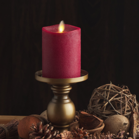 Luminara Luminara Red FLame LED Pillar