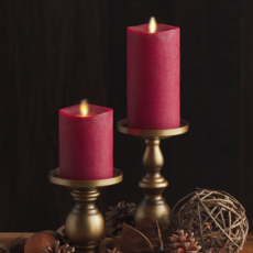 Luminara Luminara Red FLame LED Pillar