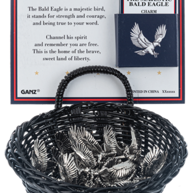 Ganz Charms in a Basket - The Majestic Bald Eagle  ER75794