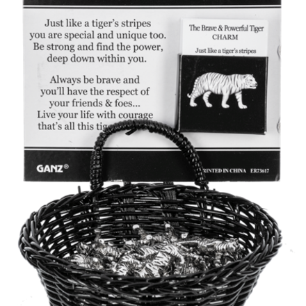 Ganz Charm- The Brave and Powerful Tiger(1) ER73617
