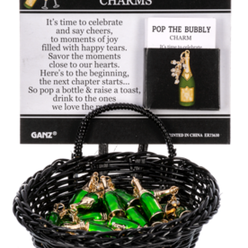 Ganz Charms in a Basket - Pop the Bubbly  ER73630