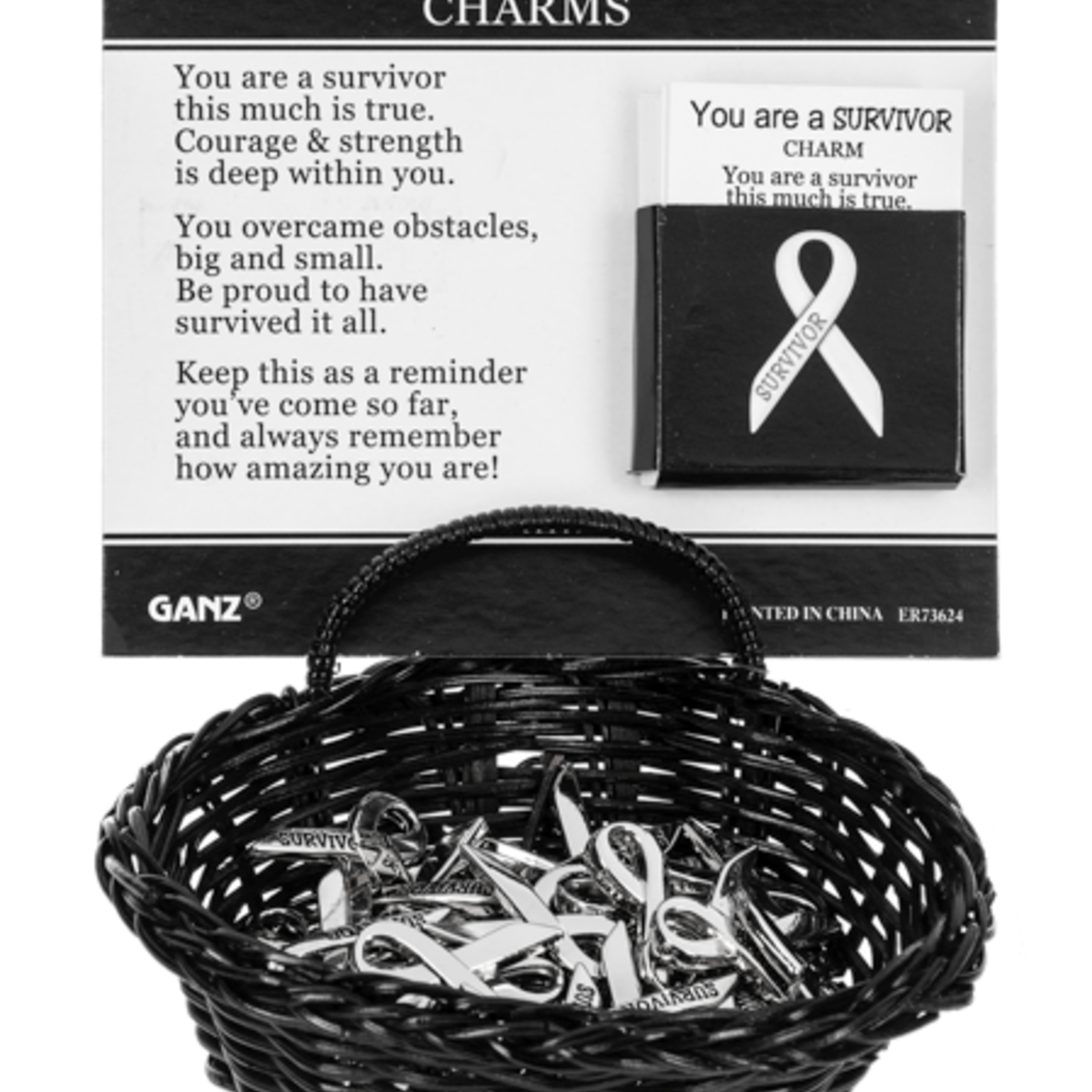 Ganz Charm -You are a Survivor (1)  ER73624 loading=