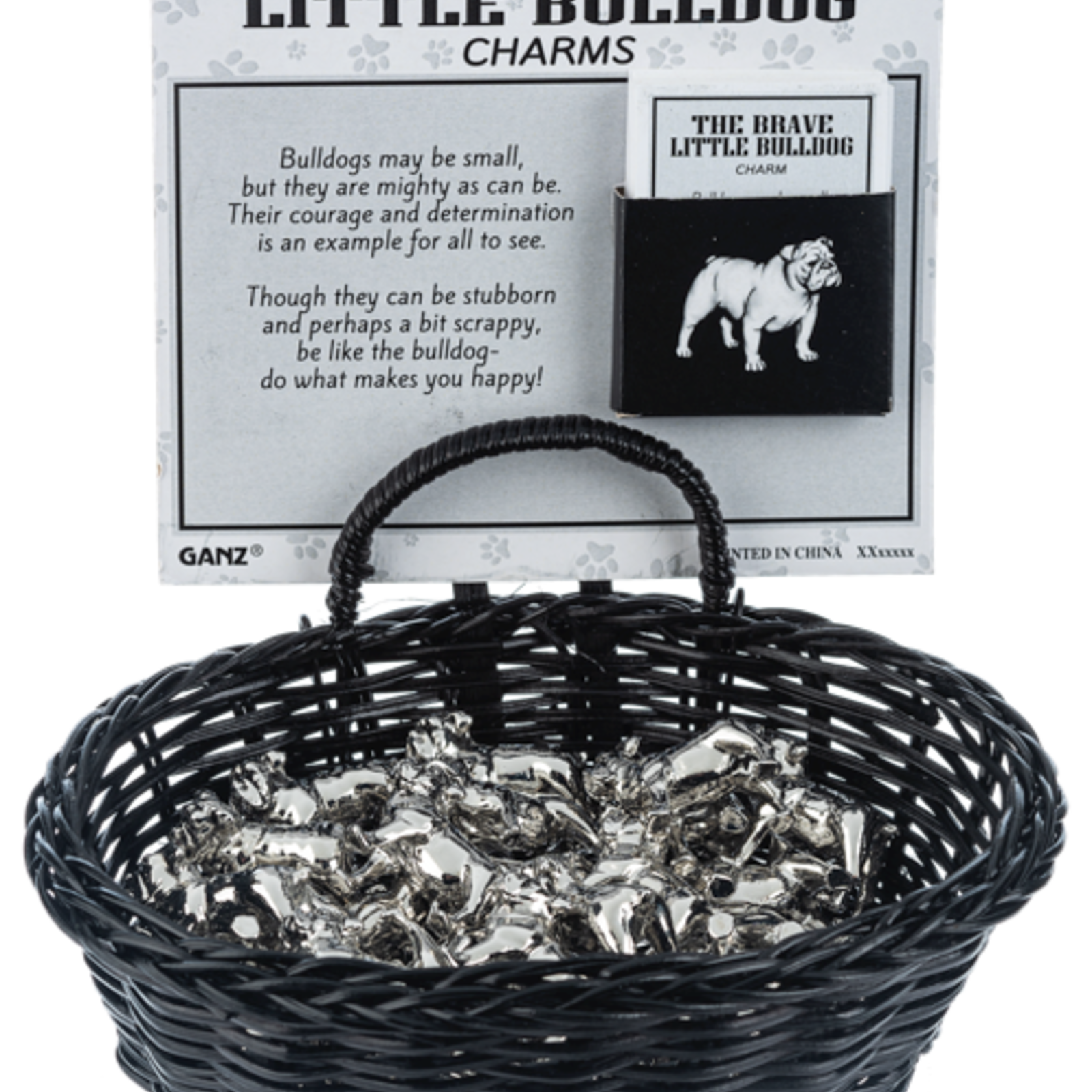 Ganz Charms in a Basket -The Brave Little Bulldog ER75796 loading=