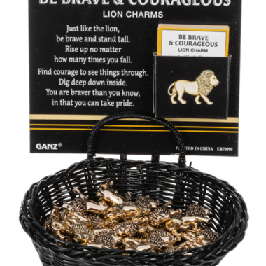 Ganz Charms in a Basket -Be Brave & Courageous - Lion ER70990