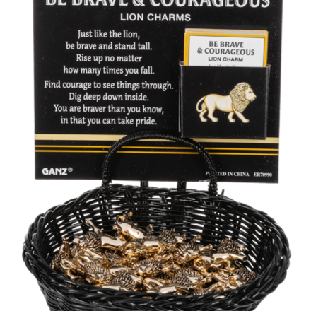 Ganz Charms in a Basket -Be Brave & Courageous - Lion ER70990