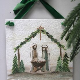 Trade Cie 8x8" Textured Wall Sign    HBX1276