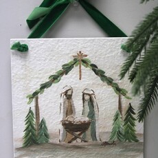 Trade Cie 8x8" Textured Wall Sign    HBX1276