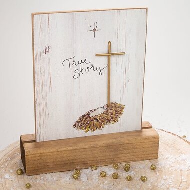 Trade Cie 6" True Story Table Sign    TN1131