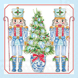 ihr Lunch-Blue Nutcrackers Napkin  L048800