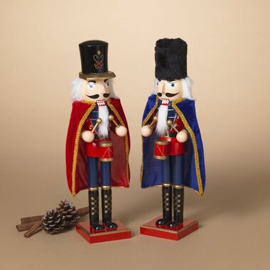 Gerson 15"H Wood Nutcracker with Cape   2730640