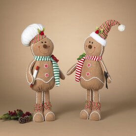 Gerson 25"H Plush Holiday Gingerbread Man   2740000