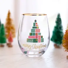Mary Square Stemless Wine Glass | Present Tree   56502
