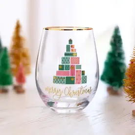 Mary Square Stemless Wine Glass | Present Tree   56502