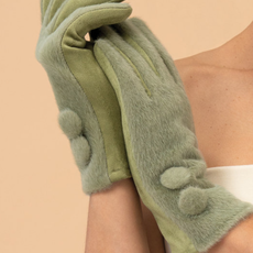 Meravic Grace Gloves  Sage   GRA9
