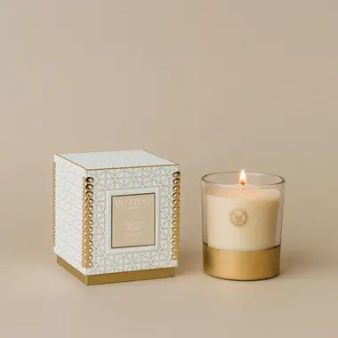 Votivo Holiday 10oz Candle Gilden Pear  75+ Hrs Burn Time   VT522H