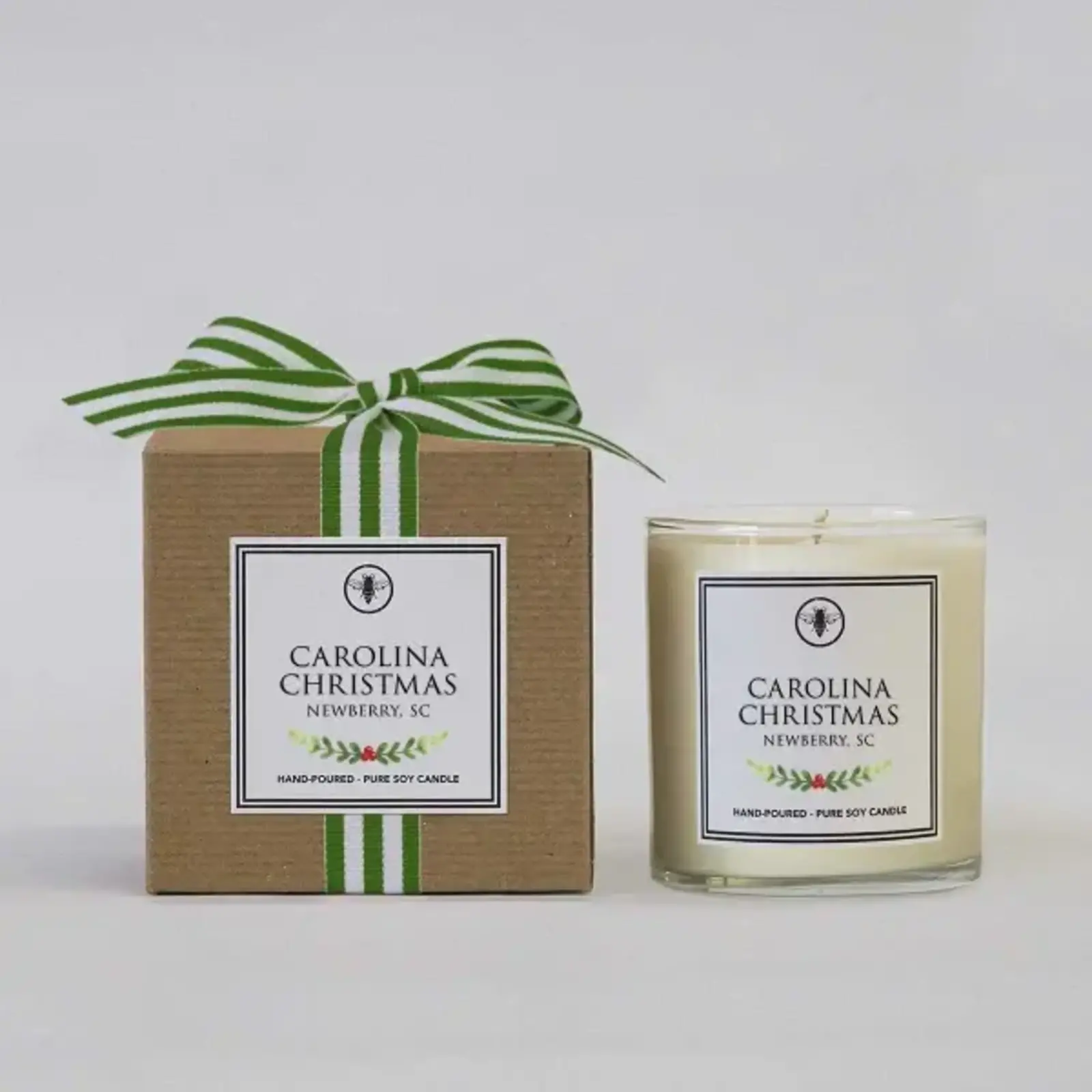 Ella B Candles Votive Soy Candle-Carolina Christmas  Emerald Stripe NX-SK02LS loading=