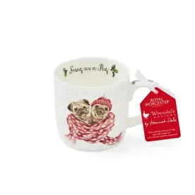 Portmeirion Wrendale Snug As A Pug 11oz Mug  1706637