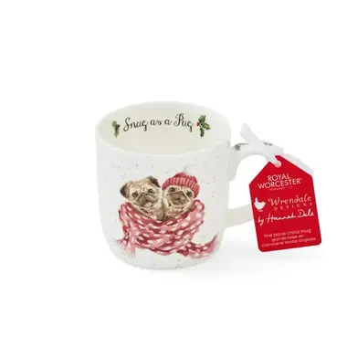 Portmeirion Wrendale Snug As A Pug 11oz Mug  1706637