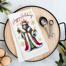 Avery Lane Christmas Mouse Happy Holidays Tea Towel    TT-5007