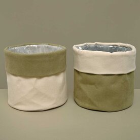 Meravic CANVAS POT Medium (1)  COVER/BAG (1)    T5436