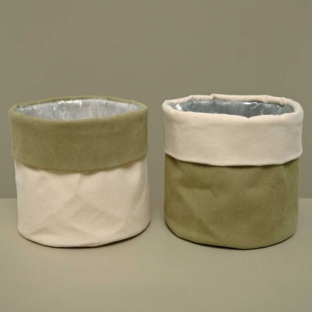 Meravic CANVAS POT Medium (1)  COVER/BAG (1)    T5436