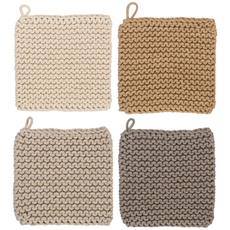 Ganz Cotton Crochet Pot Holder  (1)   CB185966