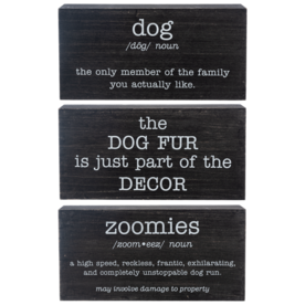 CBK Dog Humor Text Message Block  (1)  CB186934