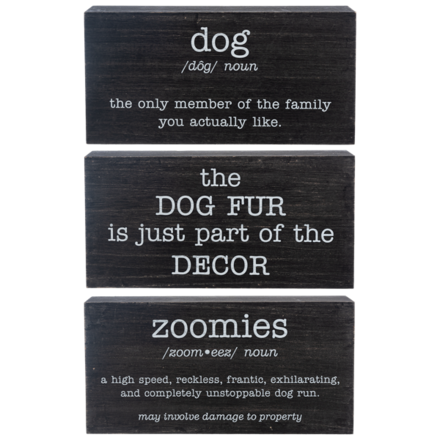 CBK Dog Humor Text Message Block  (1)  CB186934