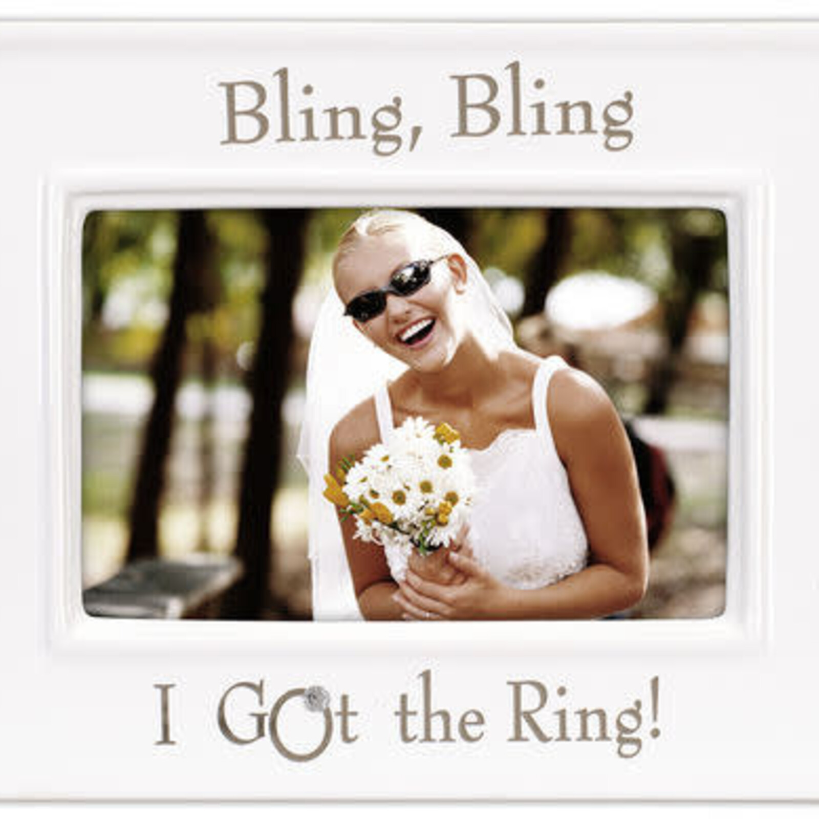 Malden International 4x6 Bling Bling Ceramic I've Got The Ring     3058-46 loading=