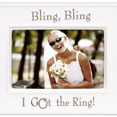 Malden International 4x6 Bling Bling Ceramic I've Got The Ring     3058-46