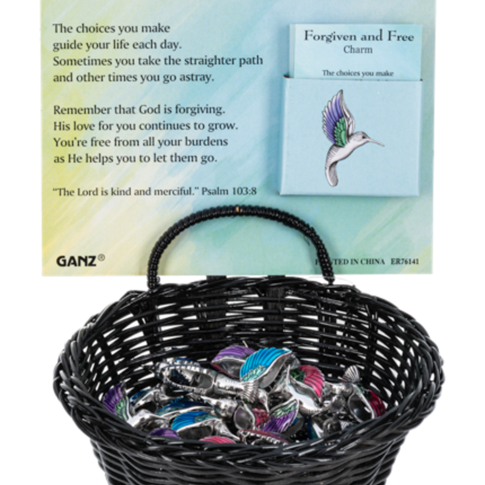 Ganz Forgiven and Free Charm   ER76141 loading=
