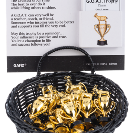 Ganz G.O.A.T. Trophy Charm  ER77183