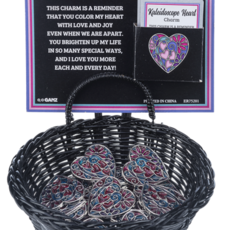 Ganz Kaleidoscope Heart Charm  ER75201