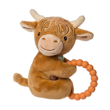 Mary Meyer Hetty Highland Cow Rattle Teether  43270