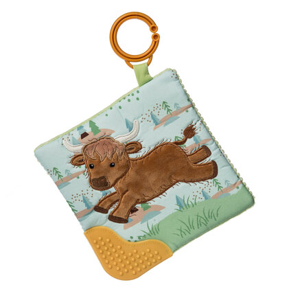 Mary Meyer Hetty Highland Cow Crinkle Teether  43271