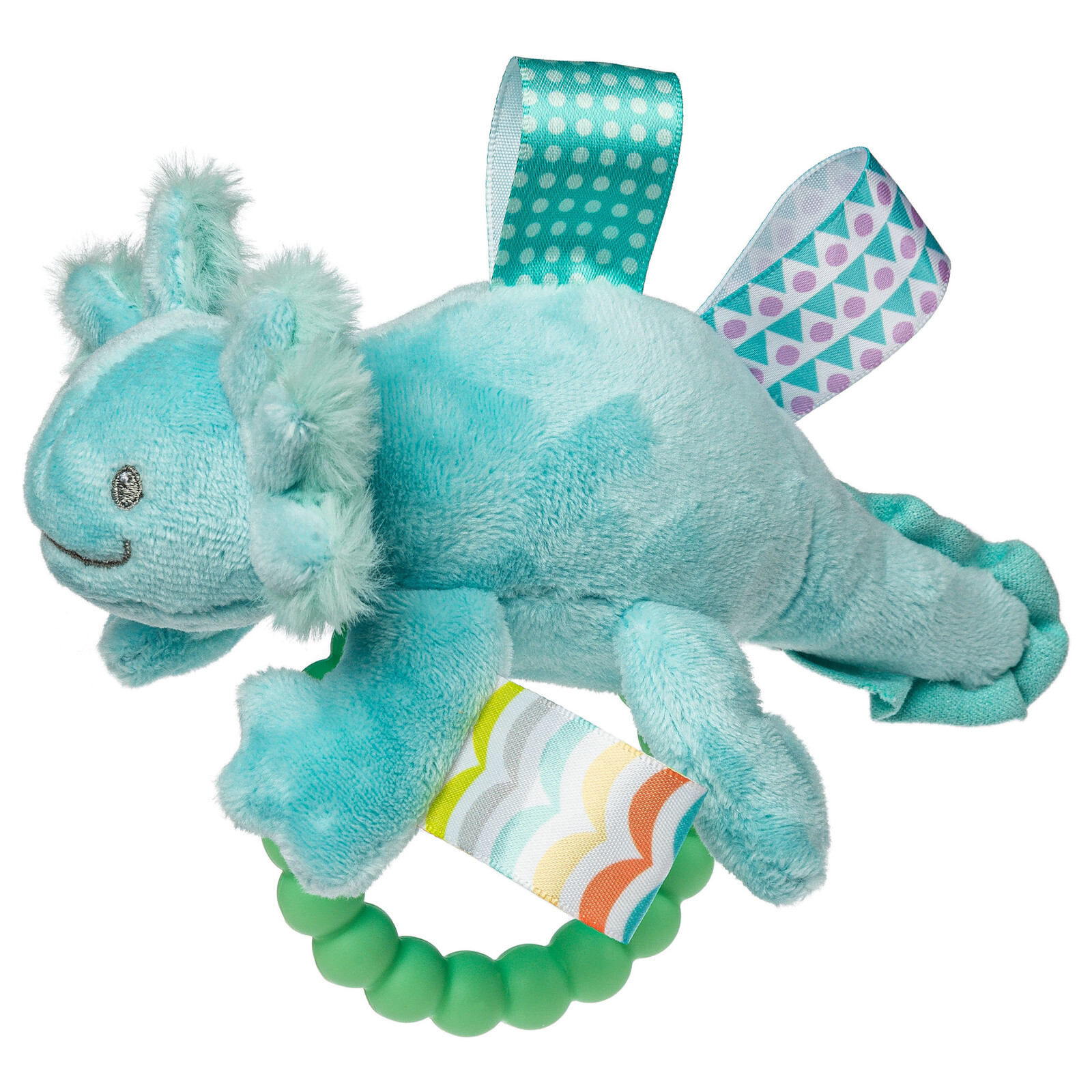 Mary Meyer Taggies Fizzy Axolotl Teether Rattle   41623 loading=