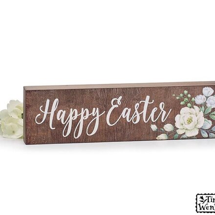 Burton + Burton REVERSIBLE EASTER/HOME WOODEN SIGN    9746437