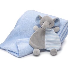 Burton + Burton BABY GIFT SET BLUE BLANKET AND RATTLE 9749268