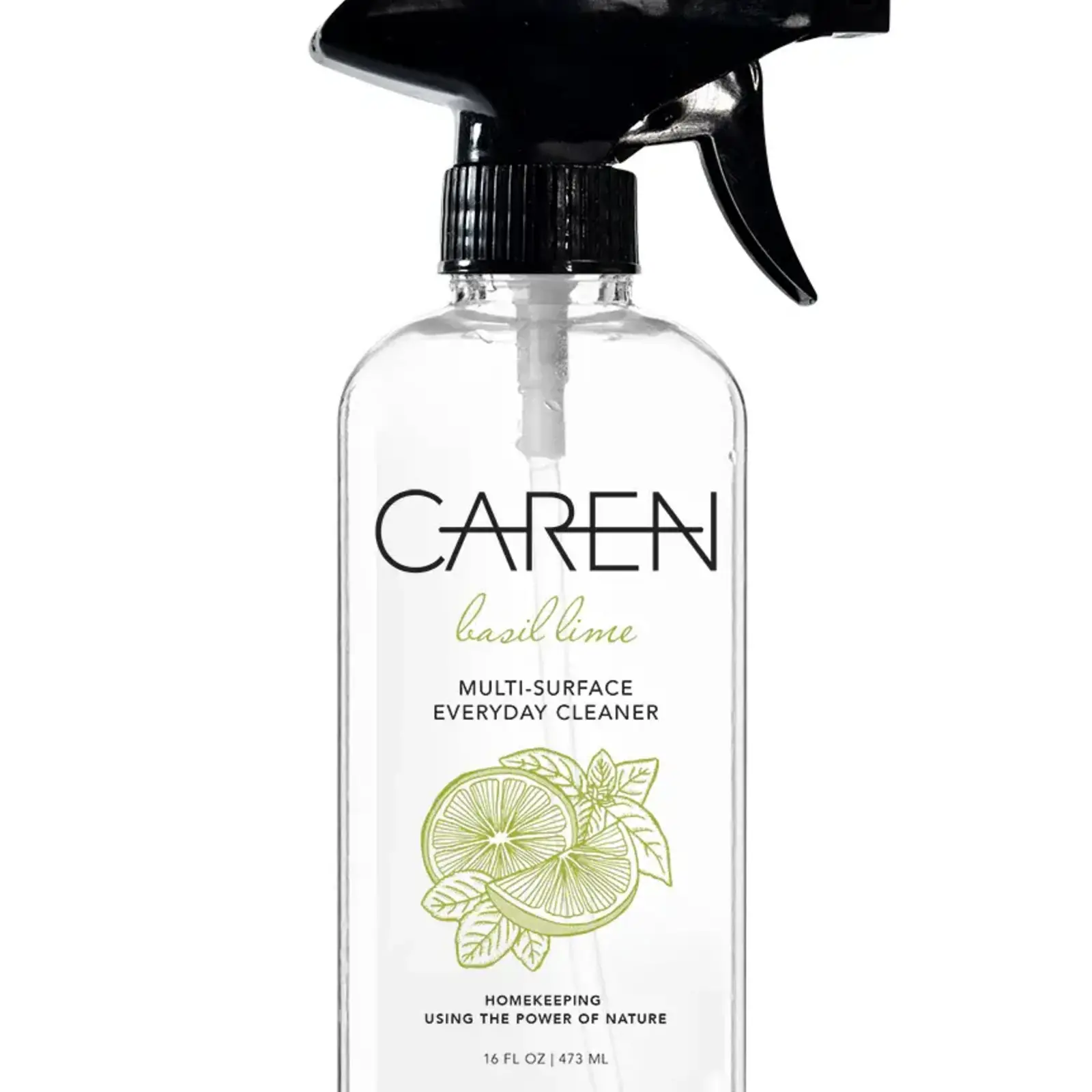 Caren Caren Multi Surface Cleaner Spray - Basil Lime - 16 oz    BAS1016 loading=
