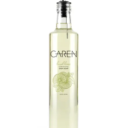 Caren Caren Homekeeping Dish Soap - Basil Lime - 18 oz    BAS1118