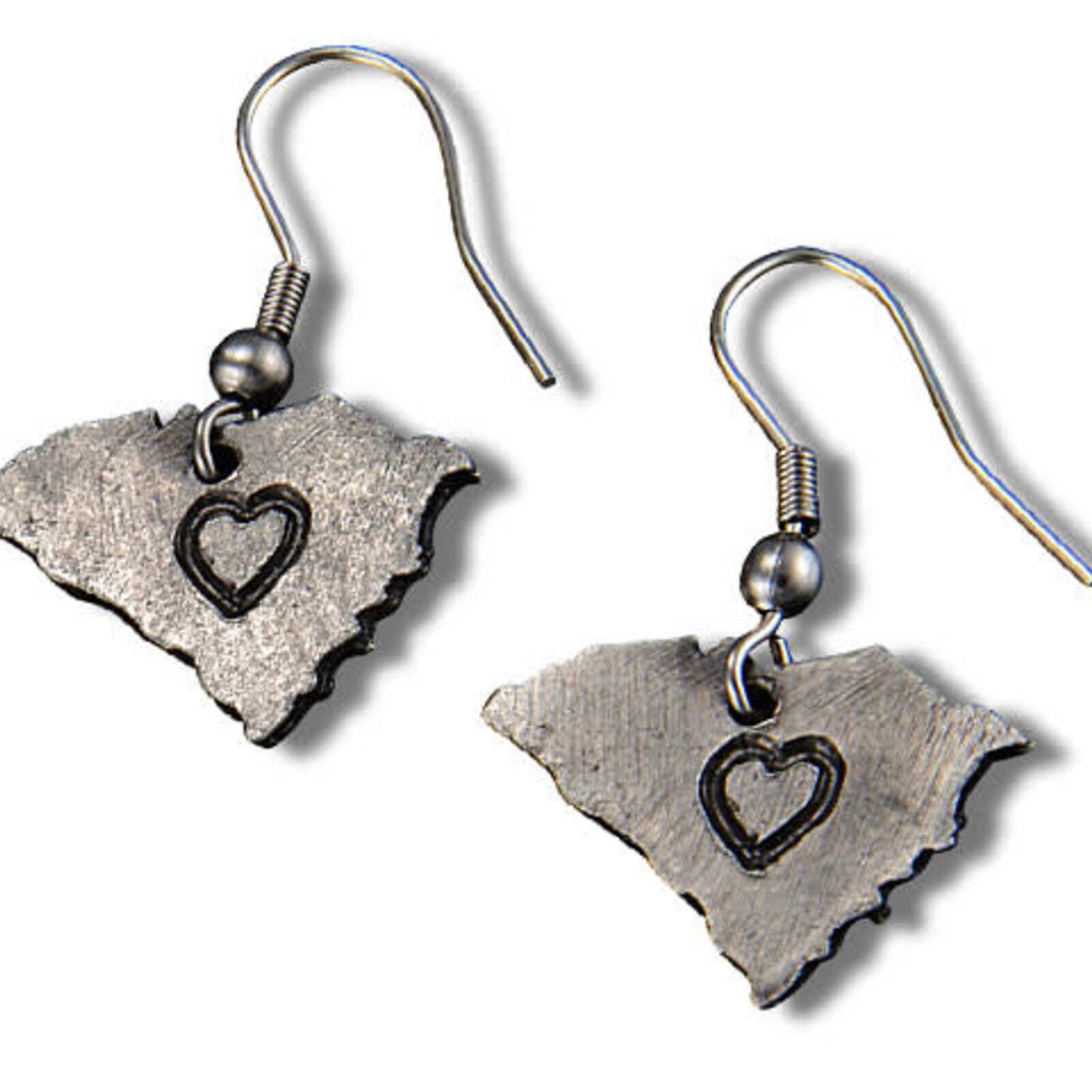 Anju Earrings-South Carolina Pewter   E800SC loading=
