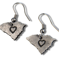 Anju Earrings-South Carolina Pewter   E800SC
