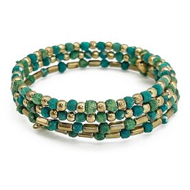 Anju Bracelet-Aasha Chic Seagrass Coil  B5504C
