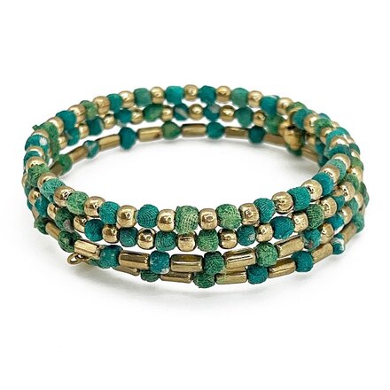 Anju Bracelet-Aasha Chic Seagrass Coil  B5504C